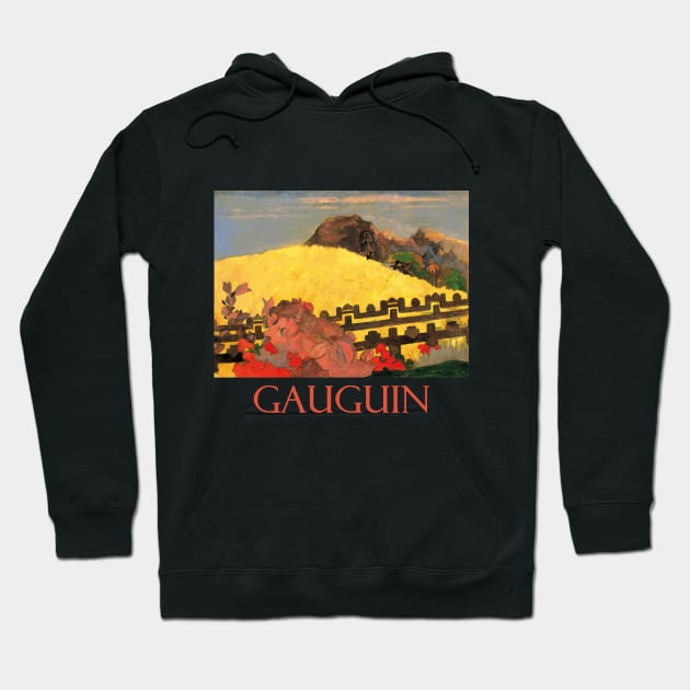 Parahi Te Marae (1892) by Paul Gauguin Hoodie by Naves